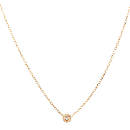 Cartier 18K Yellow Gold Diamond XS D'Amour Pendant Necklace 3 of 6