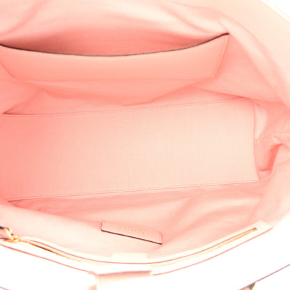 Gucci New Denim Dollar Calfskin Floral GG Monogram Medium Ophidia Shopping Tote Blue Tea Multicolor Powder Pink 5 of 13