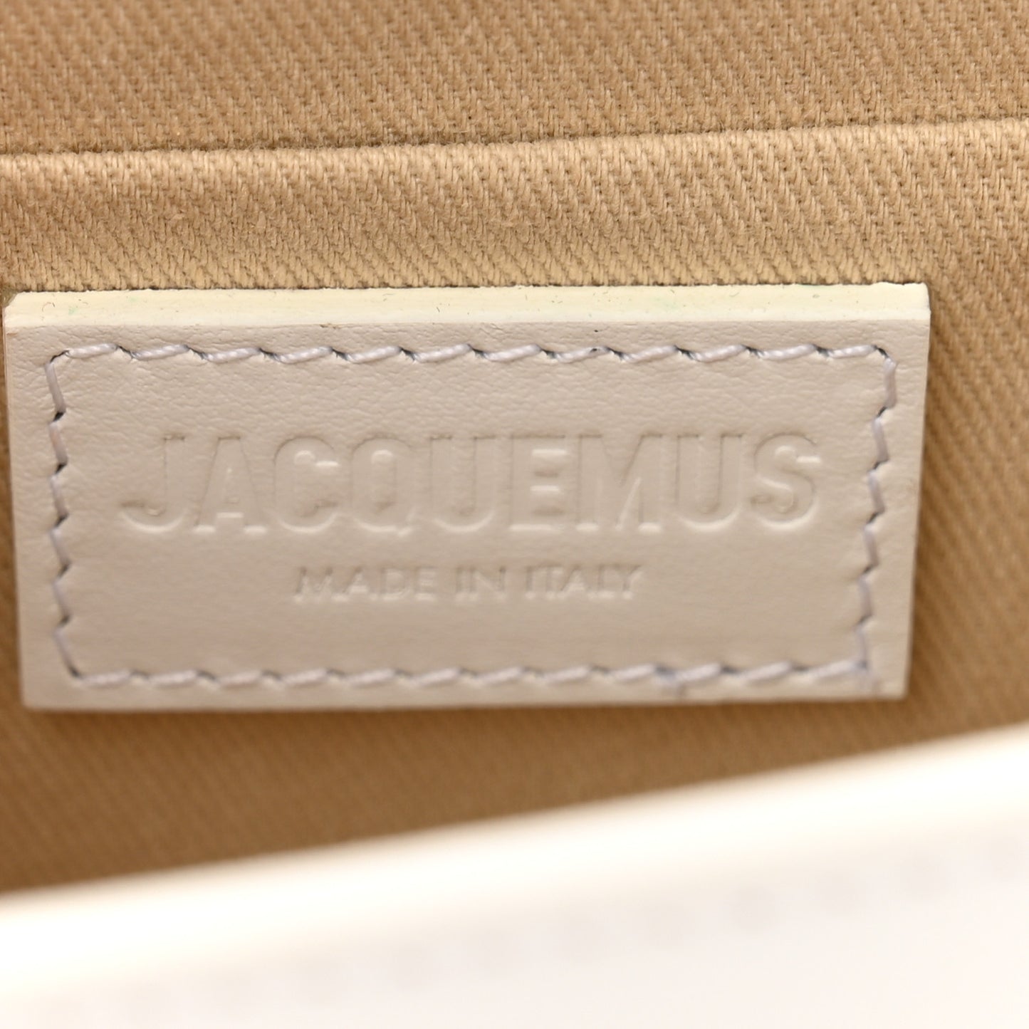Smooth Calfskin Le Chiquito Long White