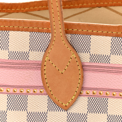 Louis Vuitton Damier Azur Summer Trunks Neo Neverfull MM 12 of 14