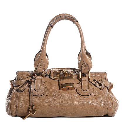 Chloe Leather Medium Paddington Taupe 1 of 9