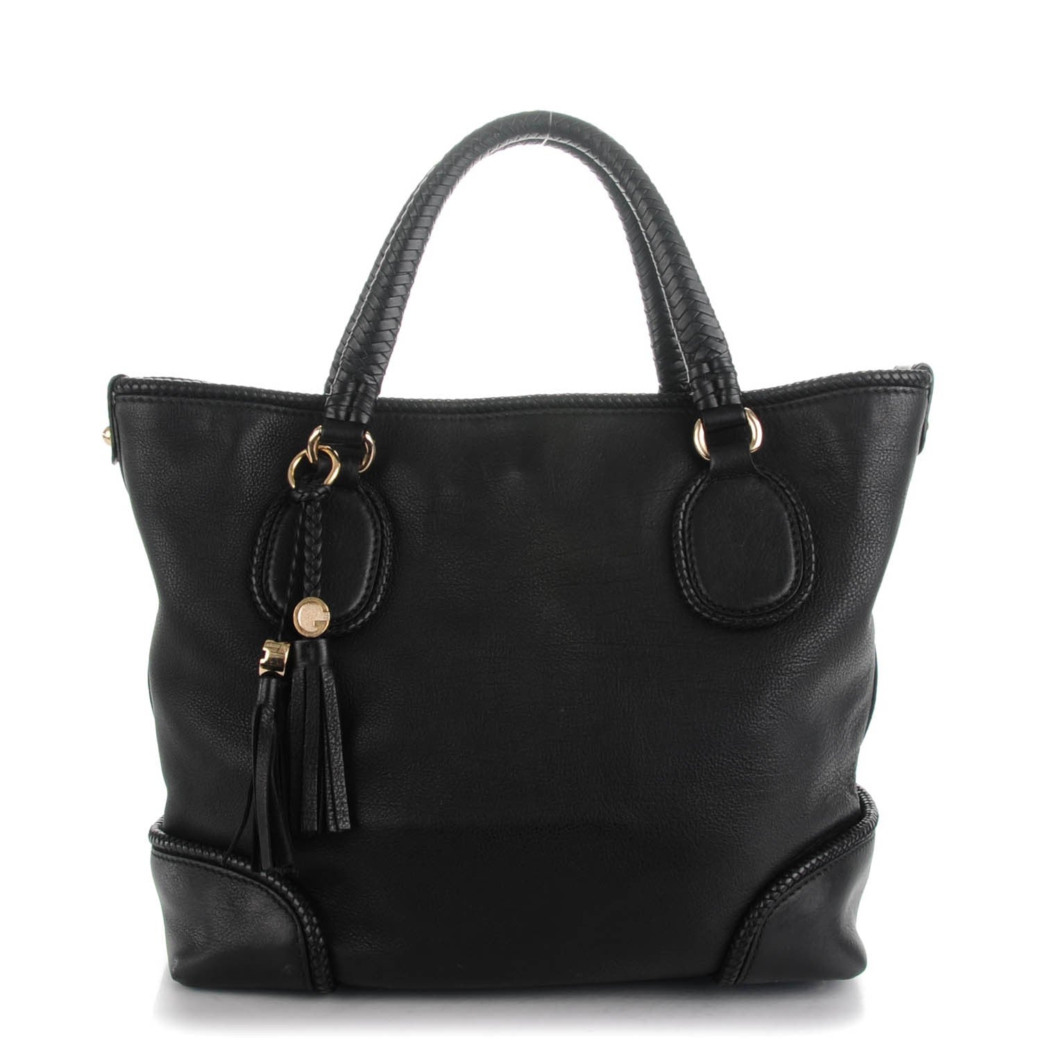 Gucci Calfskin Medium Marrakech Tote Black 1 of 8