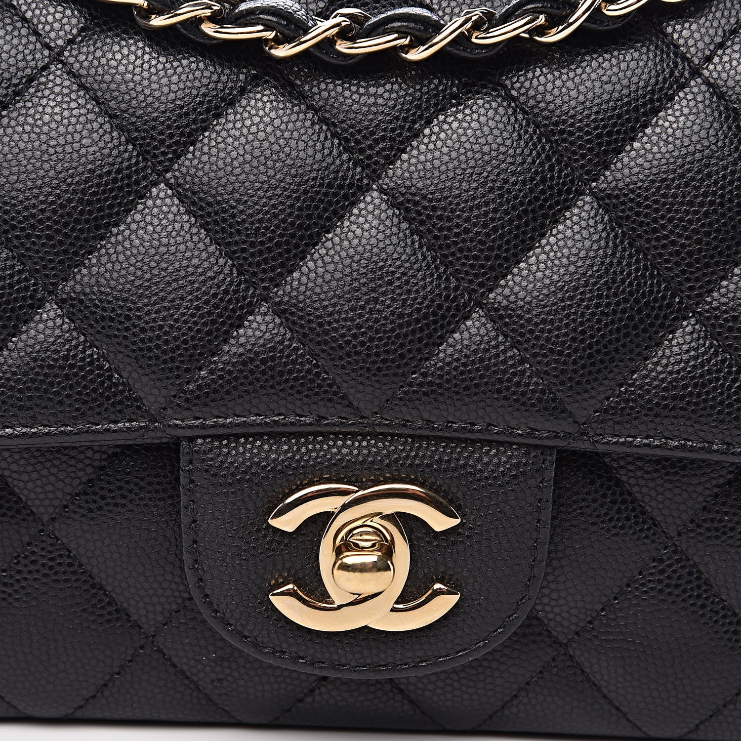 Chanel Caviar Quilted Mini Rectangular Flap Black 12 of 12