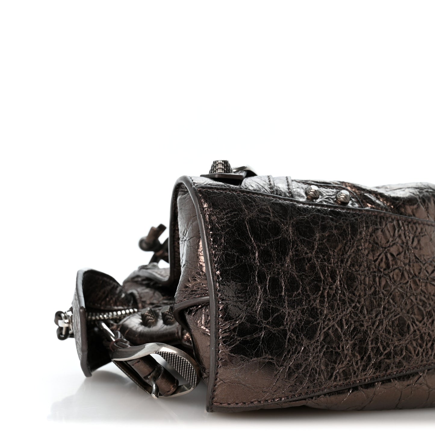 Metallic Agneau Arena Neo Cagole City Dark Bronze