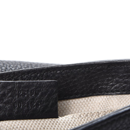 Gucci Pebbled Calfskin Small Soho Flap Crossbody Black 8 of 9