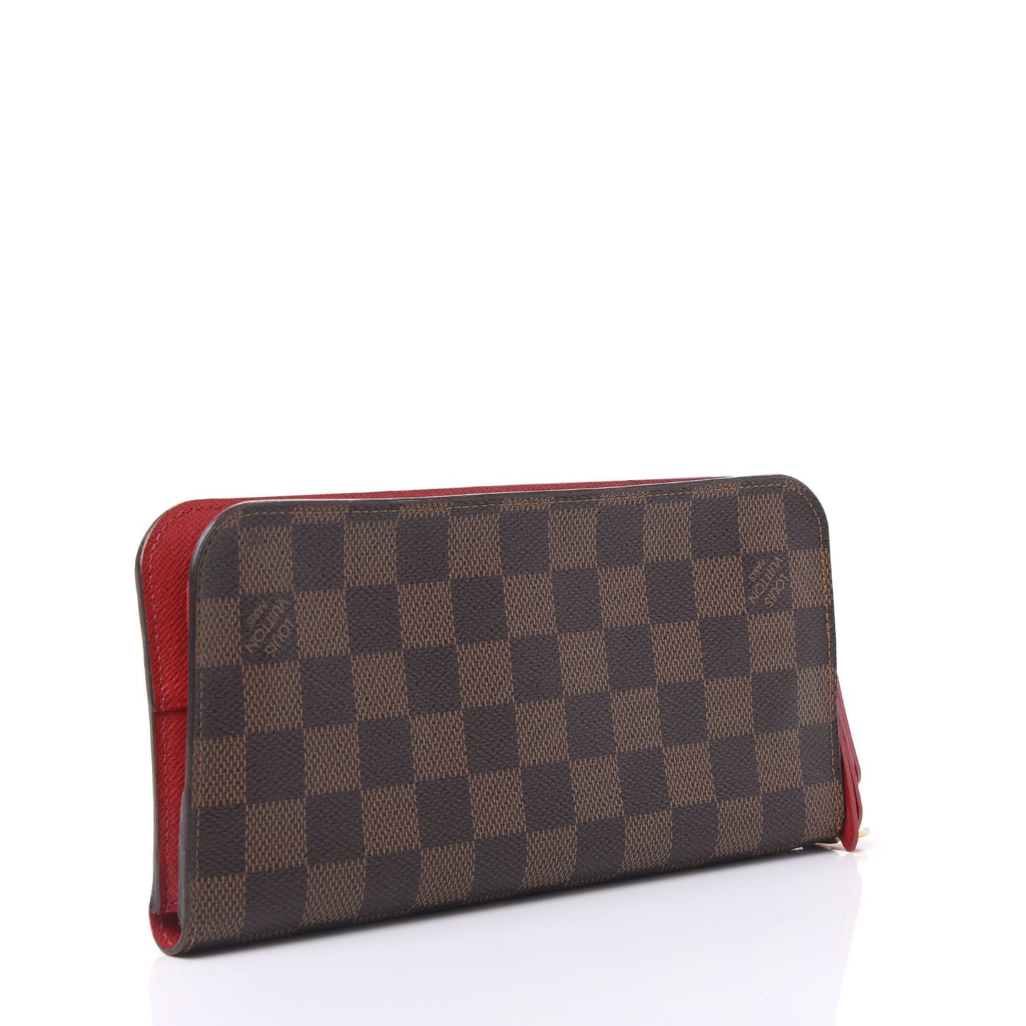 Damier Ebene Insolite Wallet Red