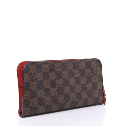 Louis Vuitton Damier Ebene Insolite Wallet Red 2 of 9