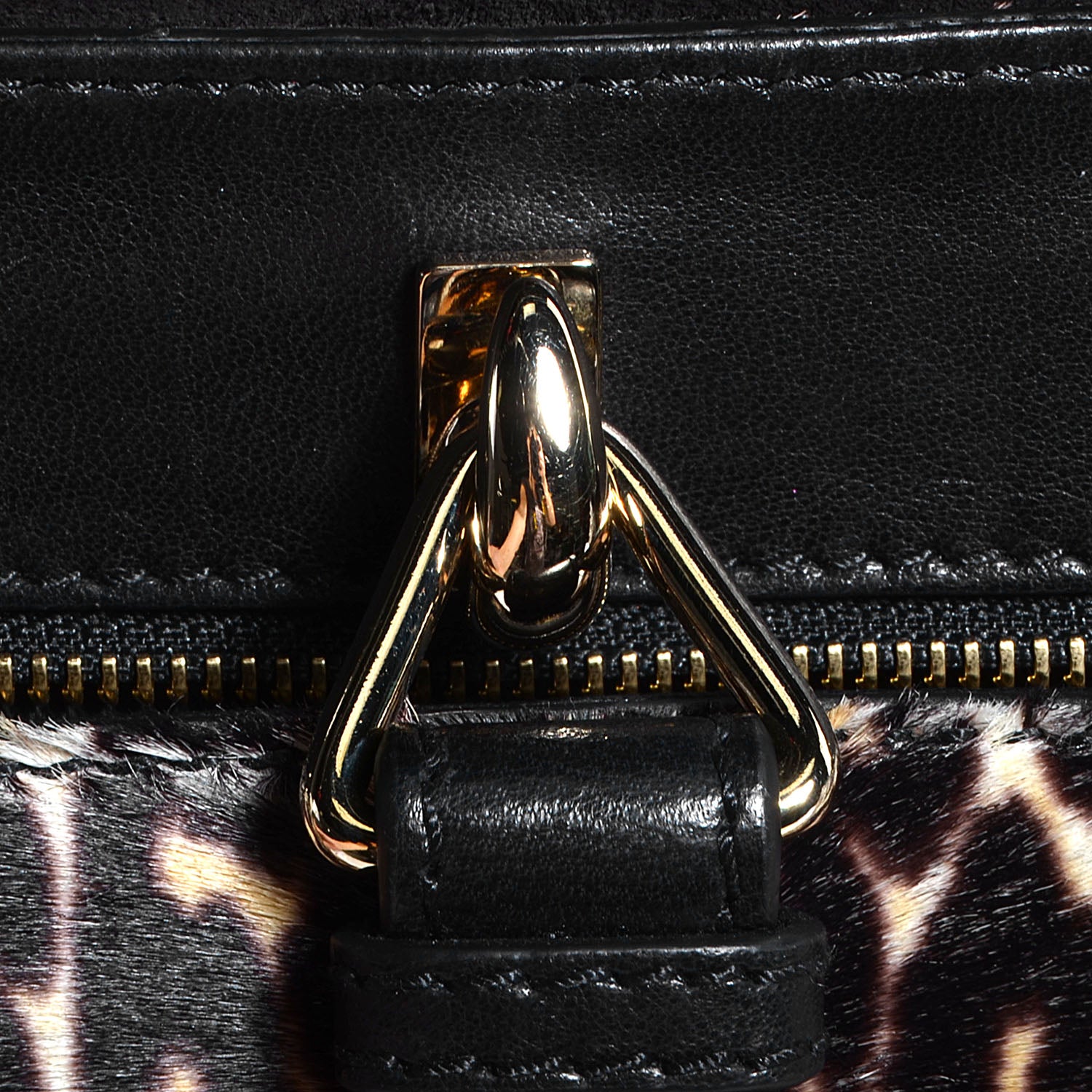 Givenchy Calf Hair Leopard Print Mirte Saddle Bag 10 of 10