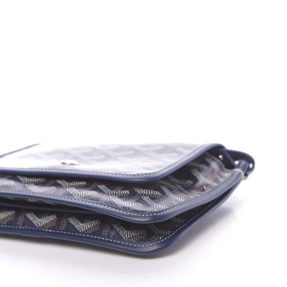 Goyard Goyardine Plumet Wallet Clutch Navy 8 of 9
