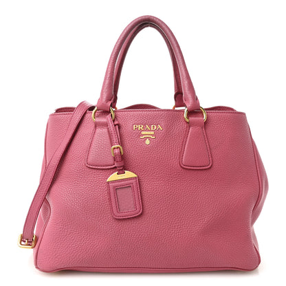 Prada Vitello Daino Tote Peonia 1 of 14