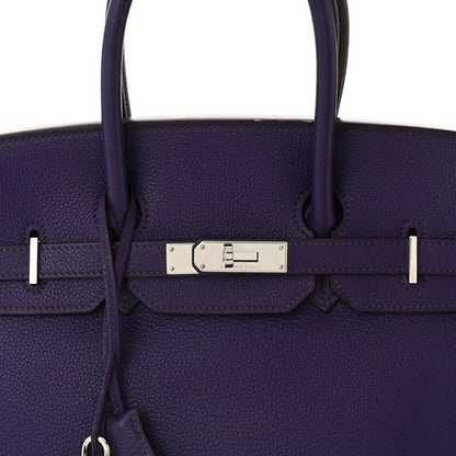 Hermes Togo Birkin 35 Iris 8 of 10