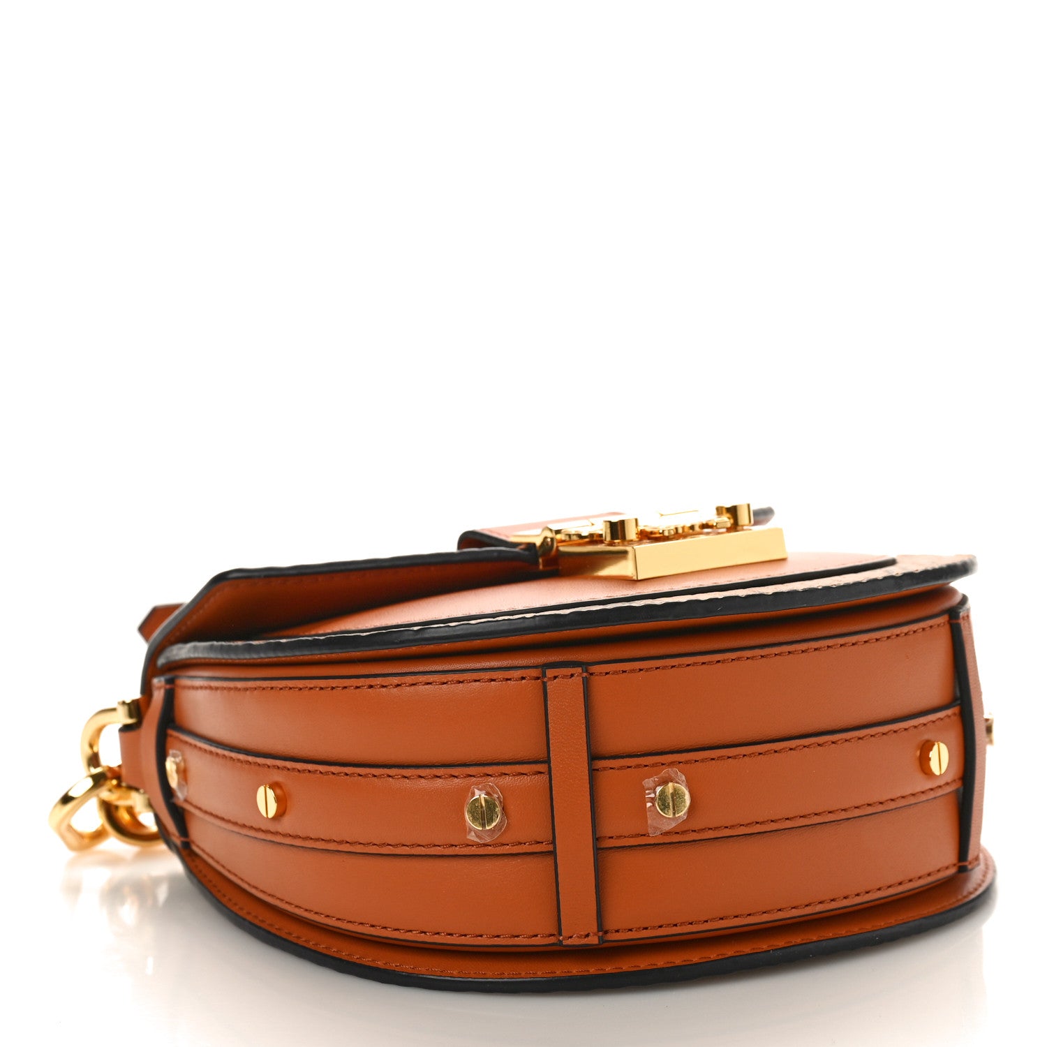 MCM Visetos Mini Tracy Shoulder Bag Cognac 4 of 11