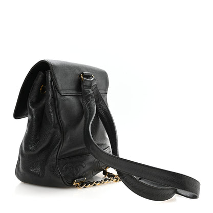 Chanel Caviar CC Backpack Black 2 of 9