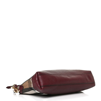 Burberry Derby House Check Abingdon Convertible Clutch Mahogany Red 3 of 14
