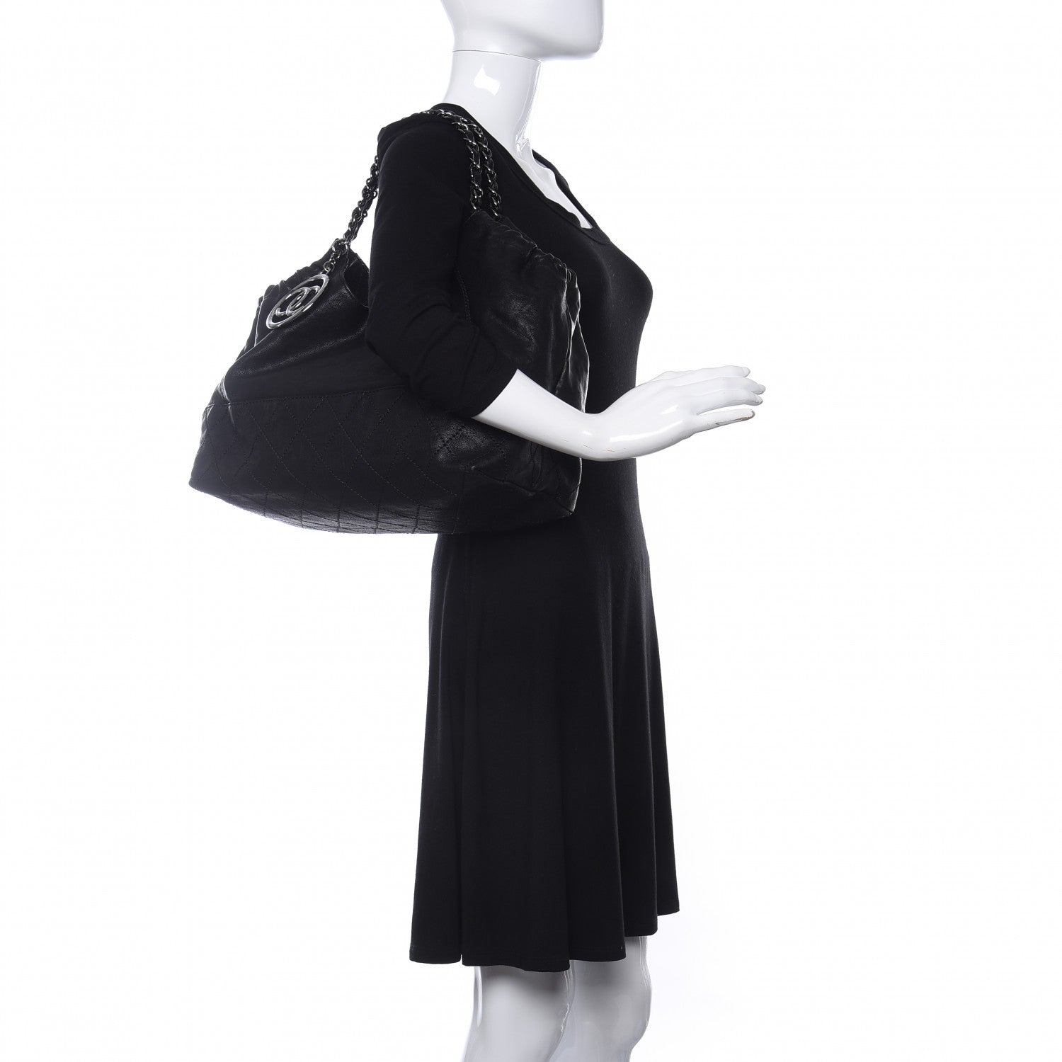 Chanel Calfskin Baby Coco Cabas Black 2 of 8