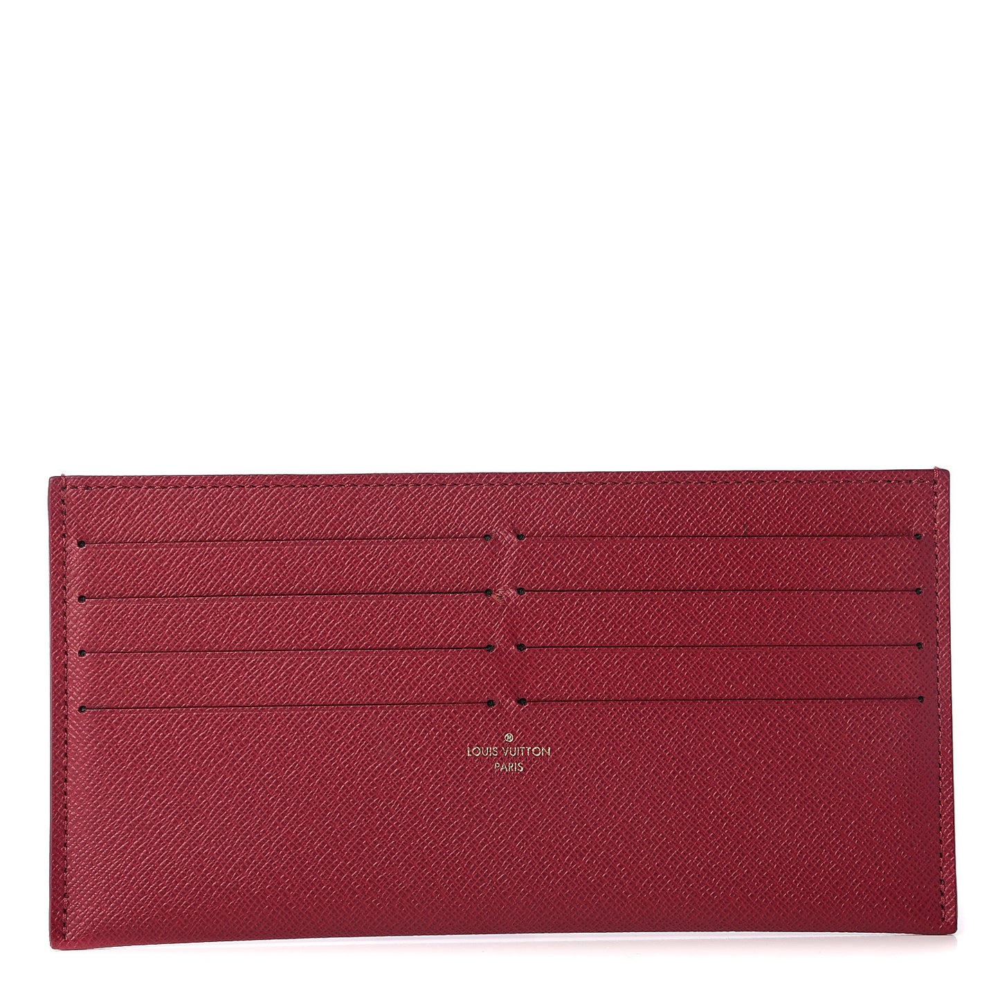 Calfskin Felicie Card Holder Insert Fuchsia