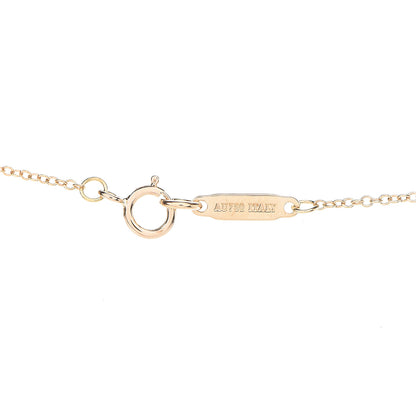 Tiffany 18K Yellow Gold Diamond Small Atlas Open Pave Pendant Necklace 5 of 6