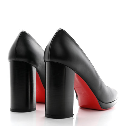 Christian Louboutin Nappa Kabetts 100 Pumps 39 Black Lucido 4 of 10