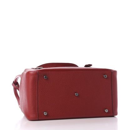 Hermes Taurillon Clemence Lindy 30 Rouge Garance 3 of 8