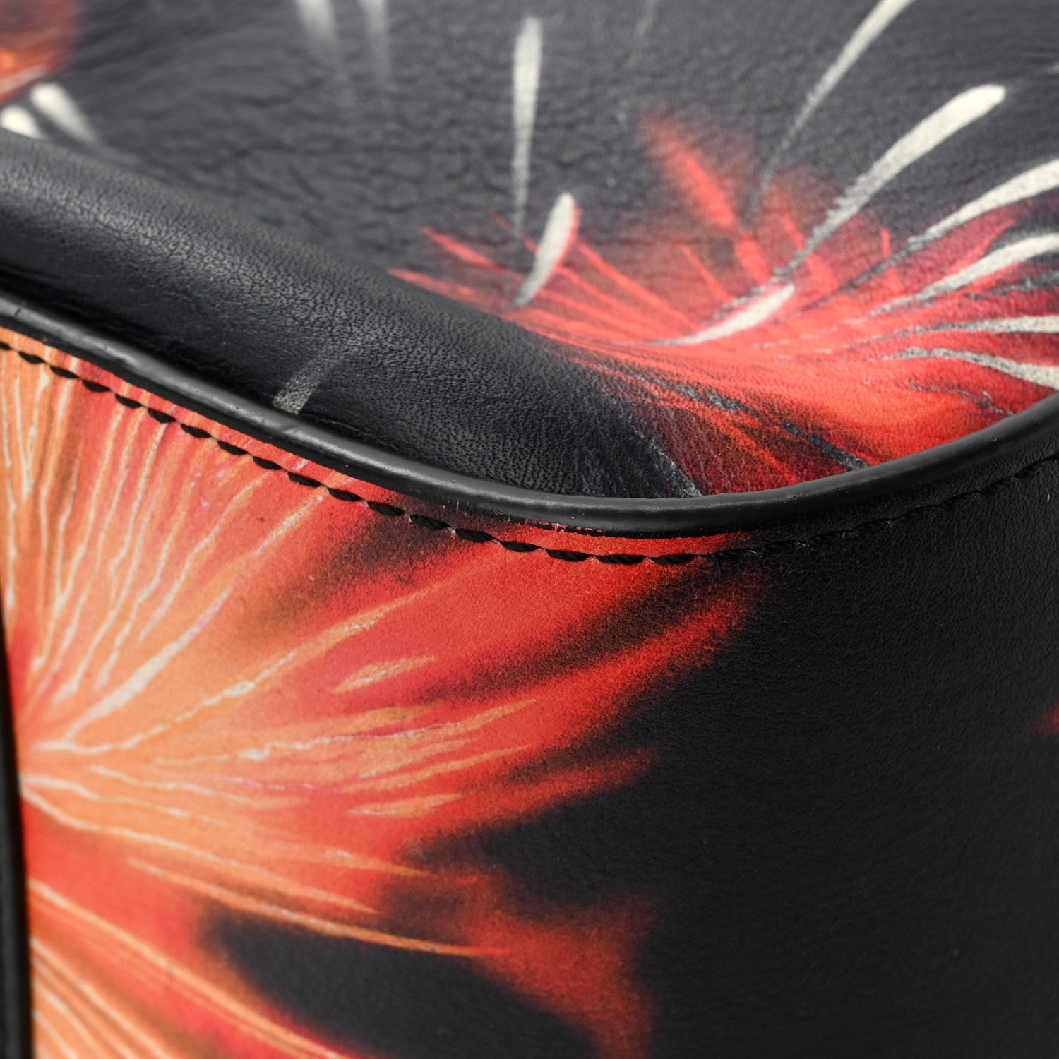 Loewe Calfskin Small Lunar New Year 2018 Hammock Shoulder Bag Black Multicolor 12 of 13