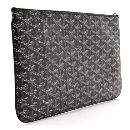 Goyard Goyardine Senat Pochette MM Black 3 of 8