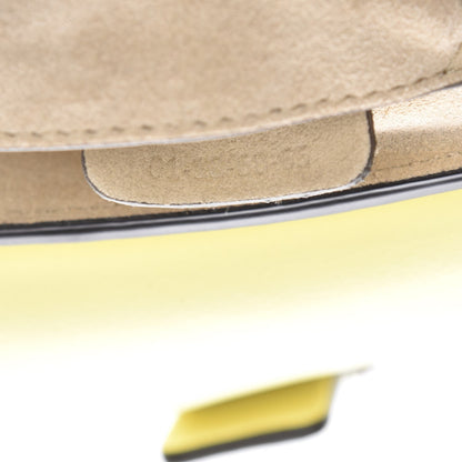 Chloe Suede Calfskin Small Faye Shoulder Bag Lemonade 7 of 7
