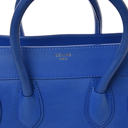 Celine Smooth Calfskin Mini Luggage Royal Blue 8 of 18