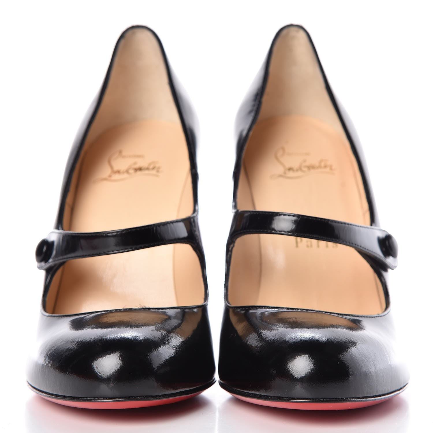 Christian Louboutin Calfskin Charleen 100 Pumps 37 Black 2 of 13