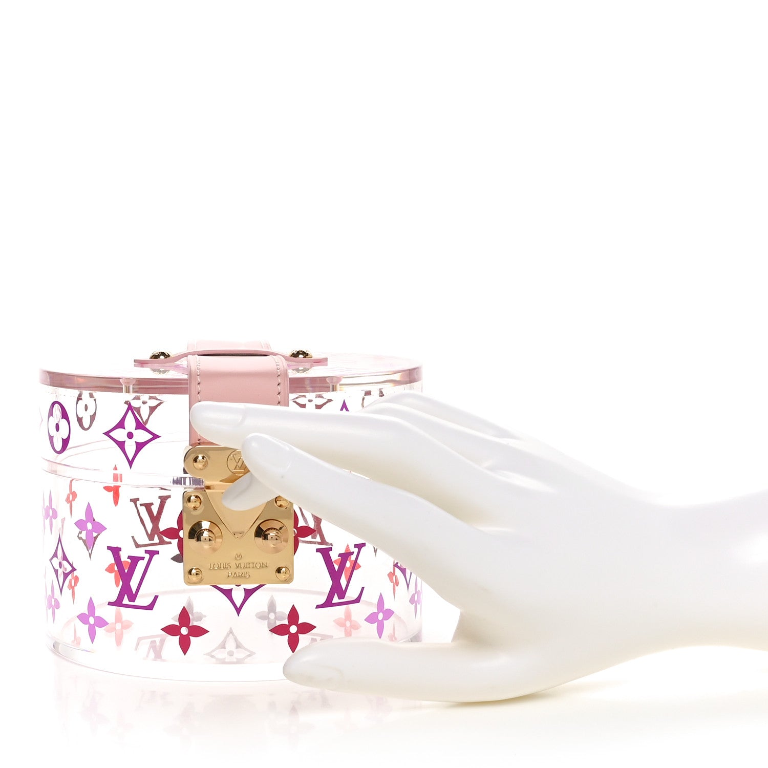 Louis Vuitton Transparent Plexiglass Box Scott Rose Ballerine 2 of 8