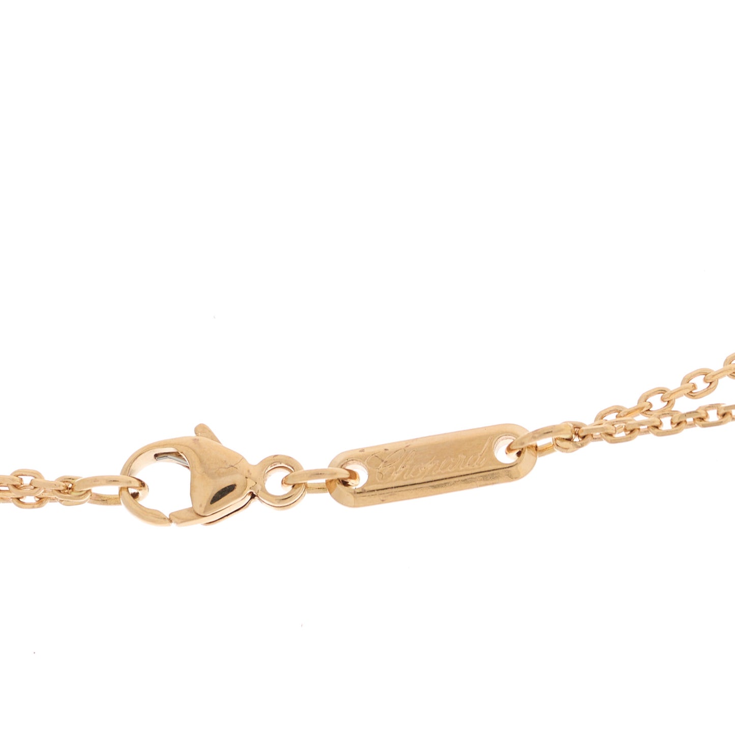 18K Rose Gold Diamond Happy Hearts 10 Hearts Pendant Necklace