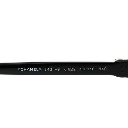 Chanel Acetate CC Eyeglasses 3421-B Black 5 of 7