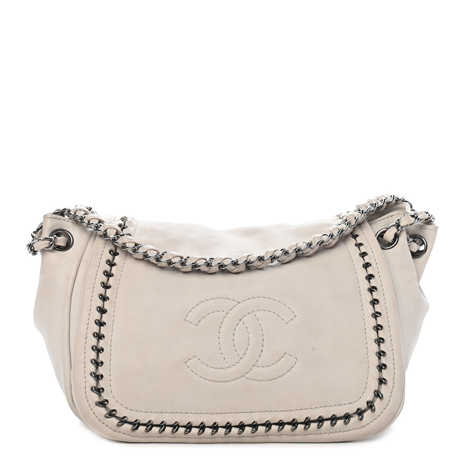 Chanel Smooth Calfskin Luxe Ligne Flap White 1 of 13