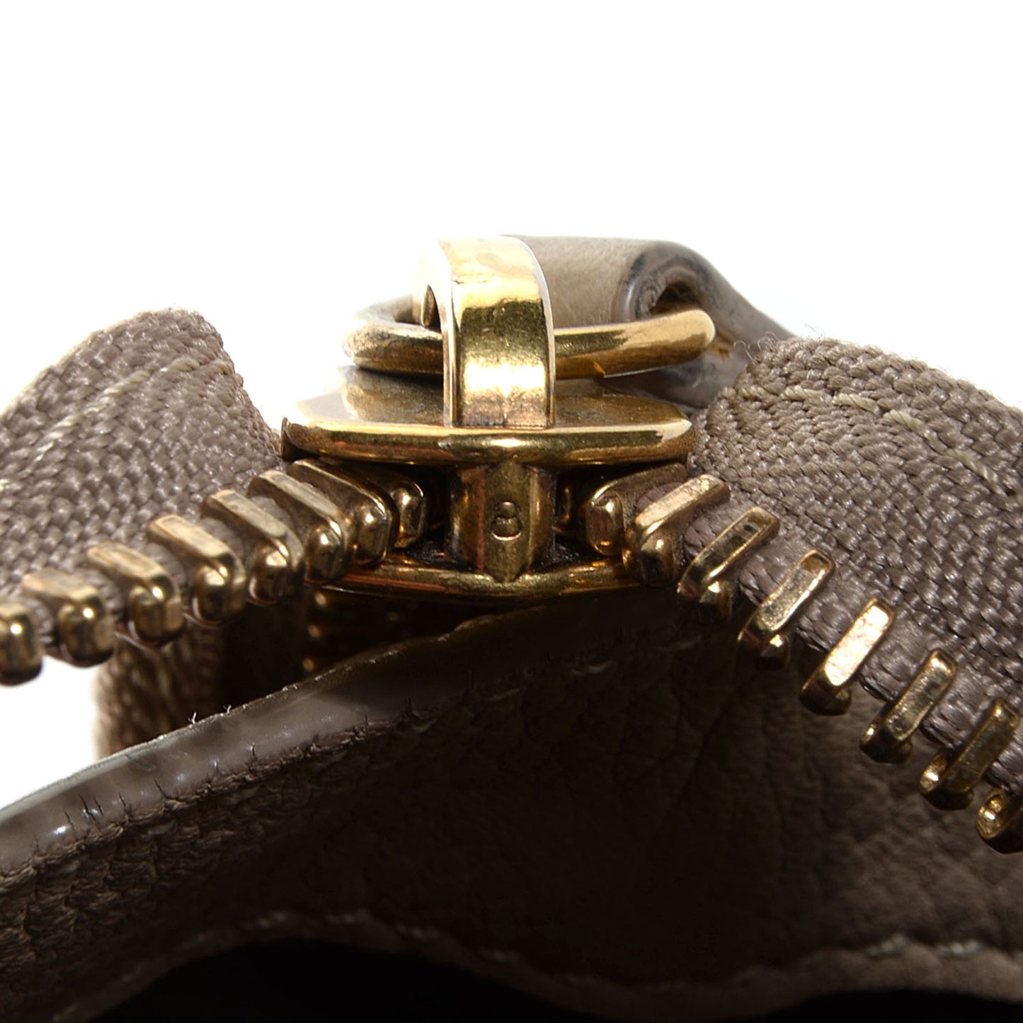 Pebbled Calfskin Mini Luggage Taupe