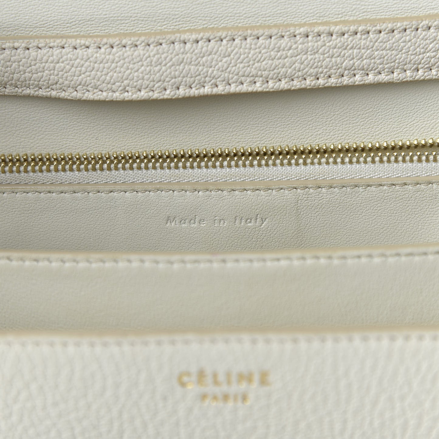 Goatskin Medium Classic Box Flap Bag White