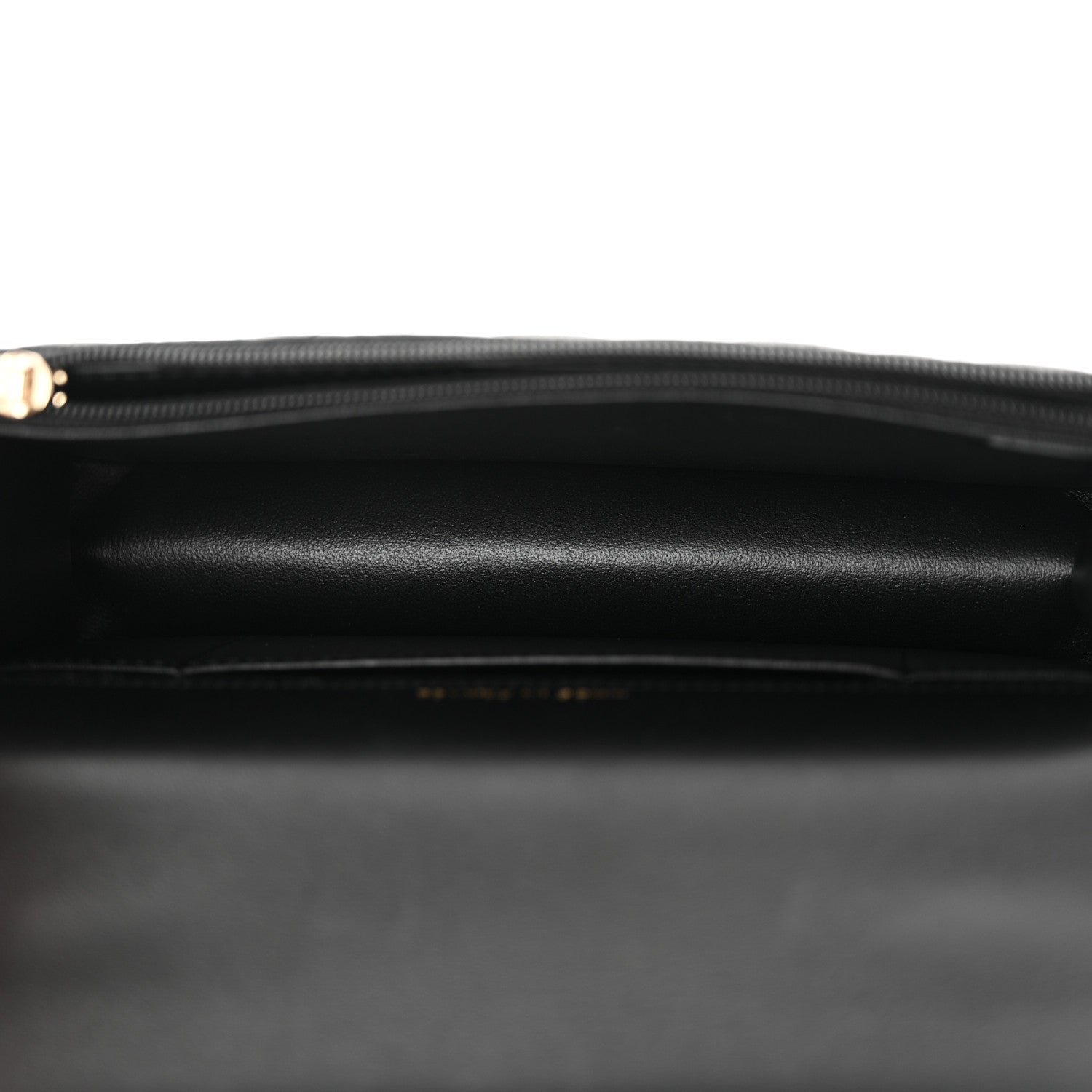 Chanel Lambskin Quilted Flap Phone Holder With Chain Black 5 of 12