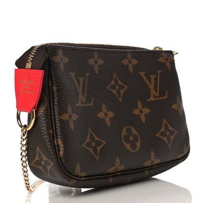 Louis Vuitton Monogram 2021 Christmas Animation London Mini Pochette Accessories Red 3 of 10