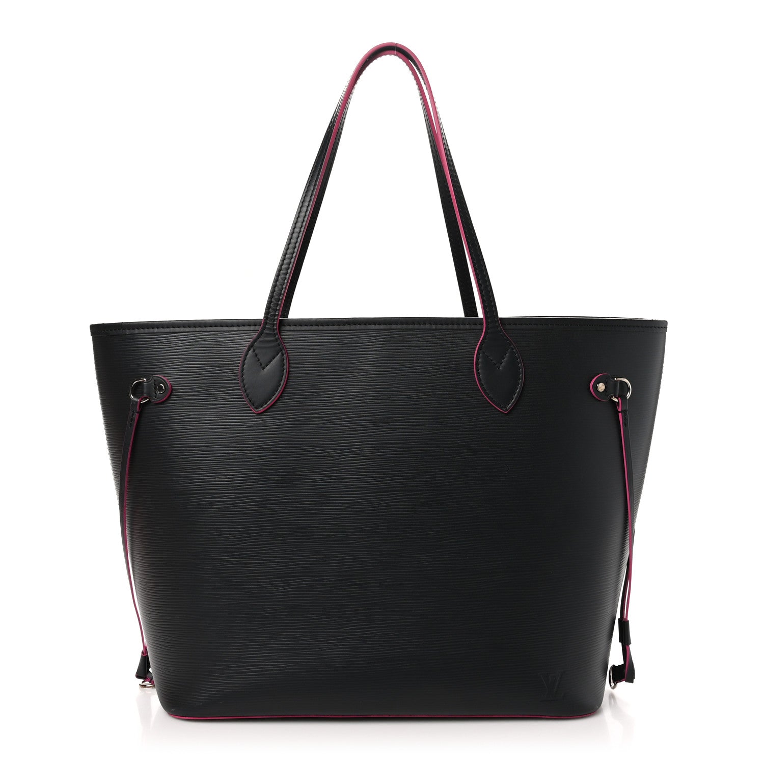 Louis Vuitton Epi Neverfull MM Black Hot Pink 1 of 11