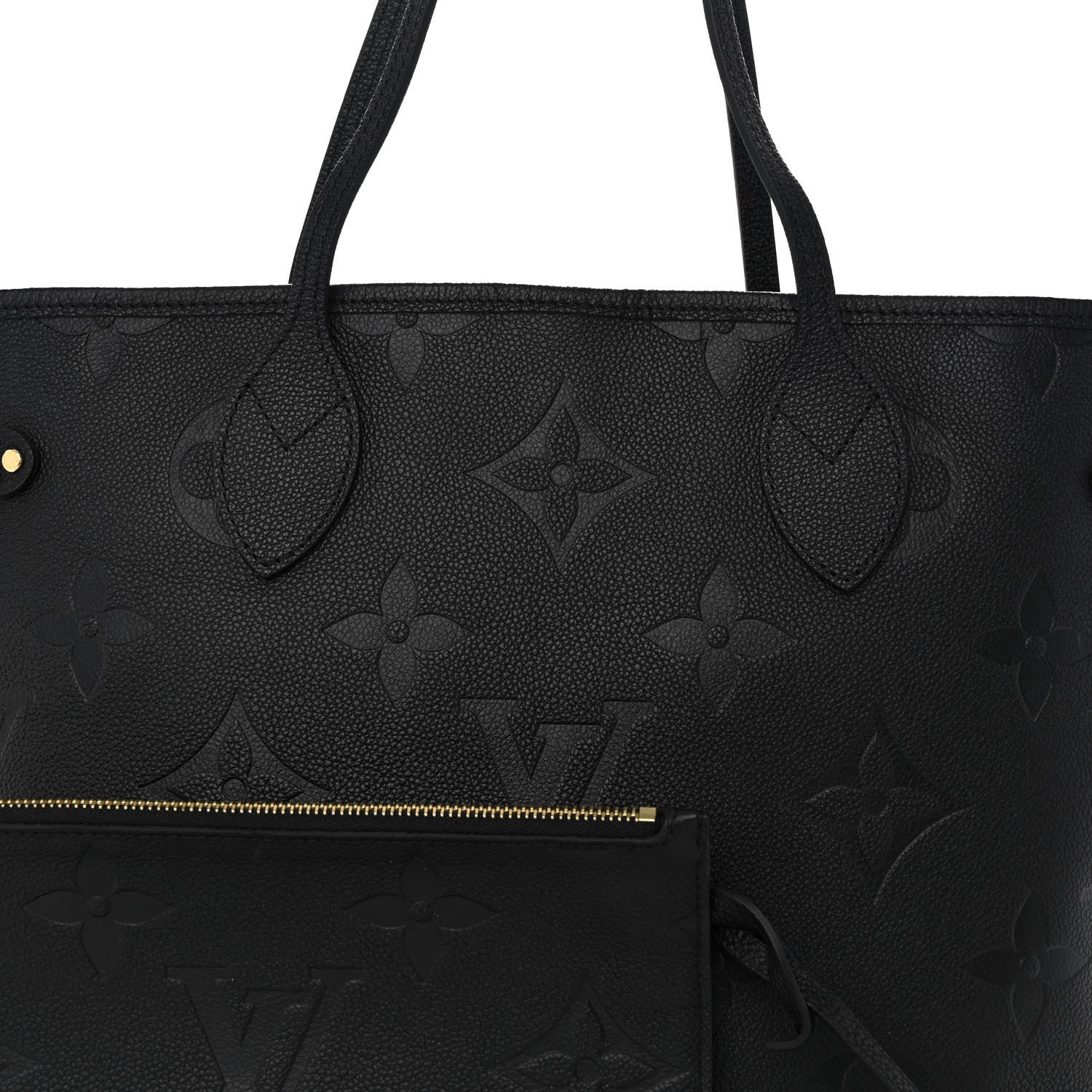 Louis Vuitton Empreinte Monogram Giant Neverfull MM Black 8 of 10