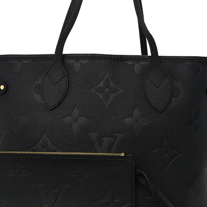 Louis Vuitton Empreinte Monogram Giant Neverfull MM Black 8 of 10