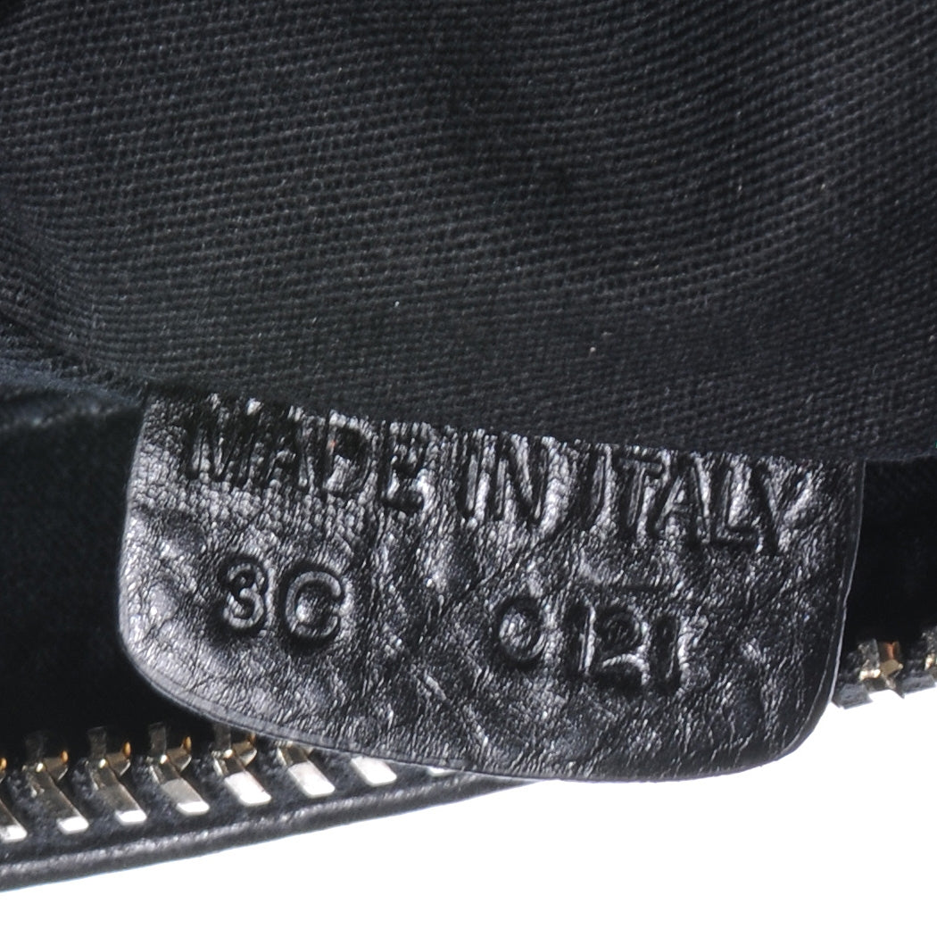 Calfskin Medium Zipper Antigona Black