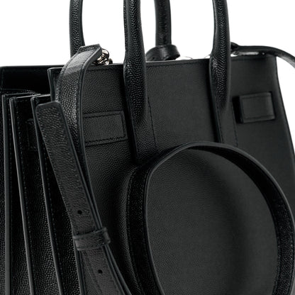 Saint Laurent Grain de Poudre Nano Sac De Jour Black 11 of 12