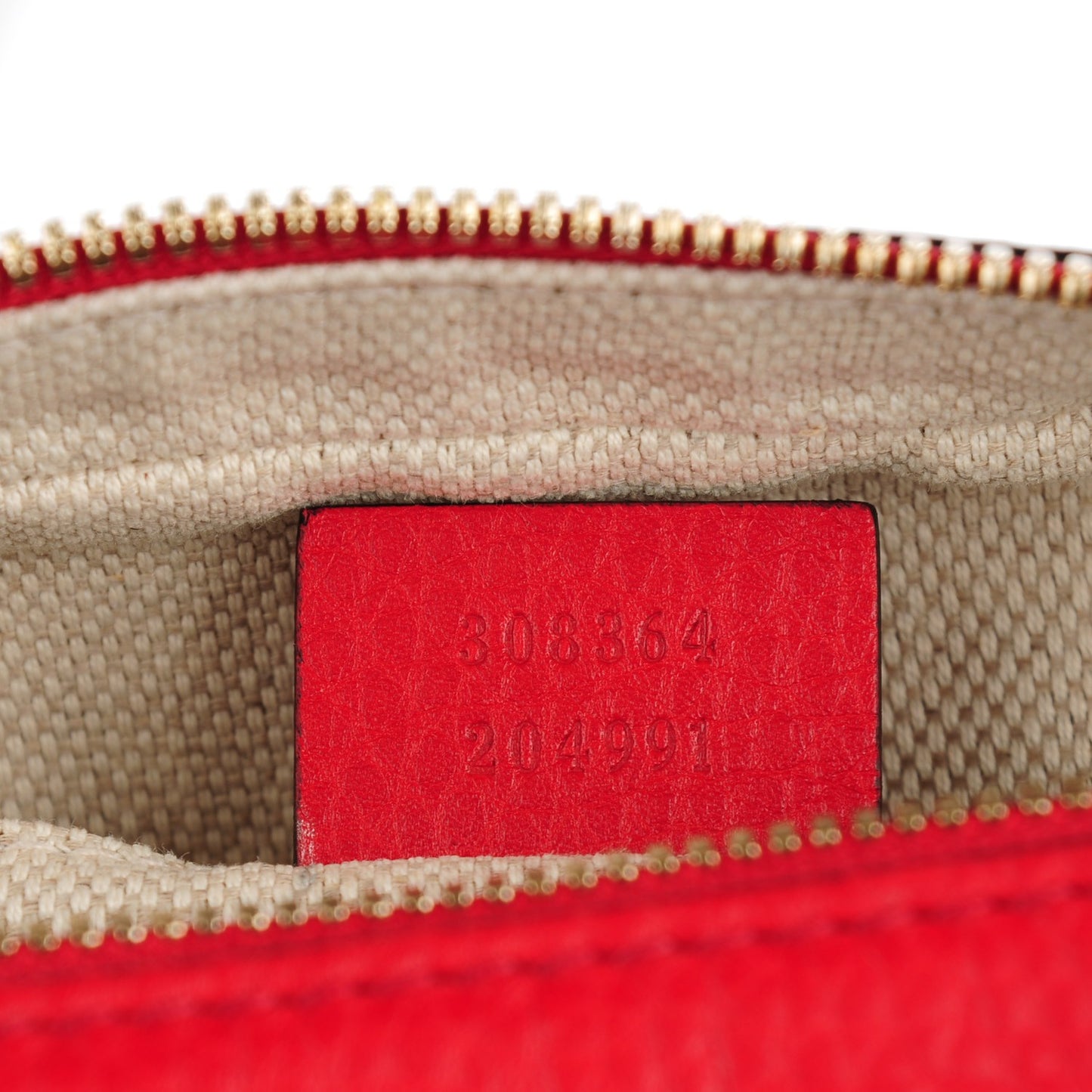 Pebbled Calfskin Small Soho Disco Bag Tabasco Red