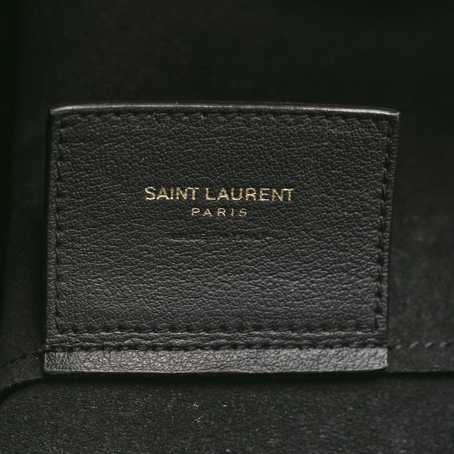 Saint Laurent Calfskin Large Shopping Tote Black 7 of 11