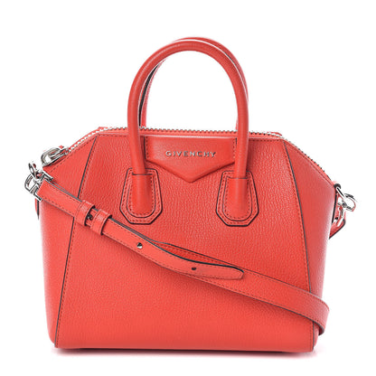 Givenchy Sugar Goatskin Mini Antigona Pop Red 1 of 15