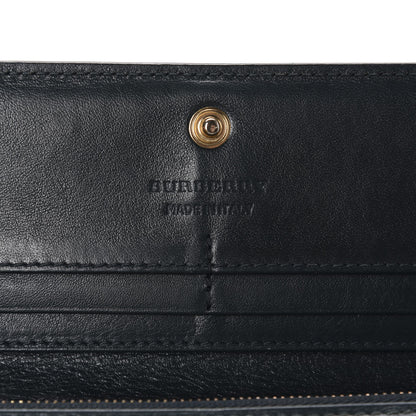 Burberry Lizard Continental Flap Wallet Dark Cyan 8 of 9
