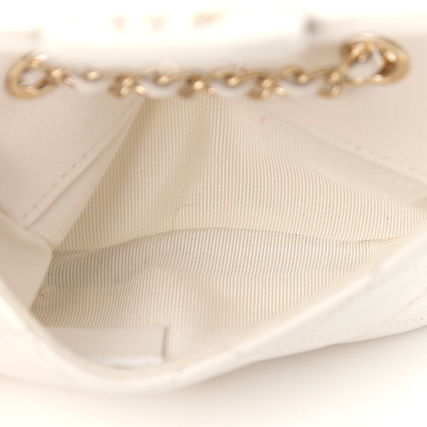 Chanel Caviar Quilted Belt Bag White 5 of 13