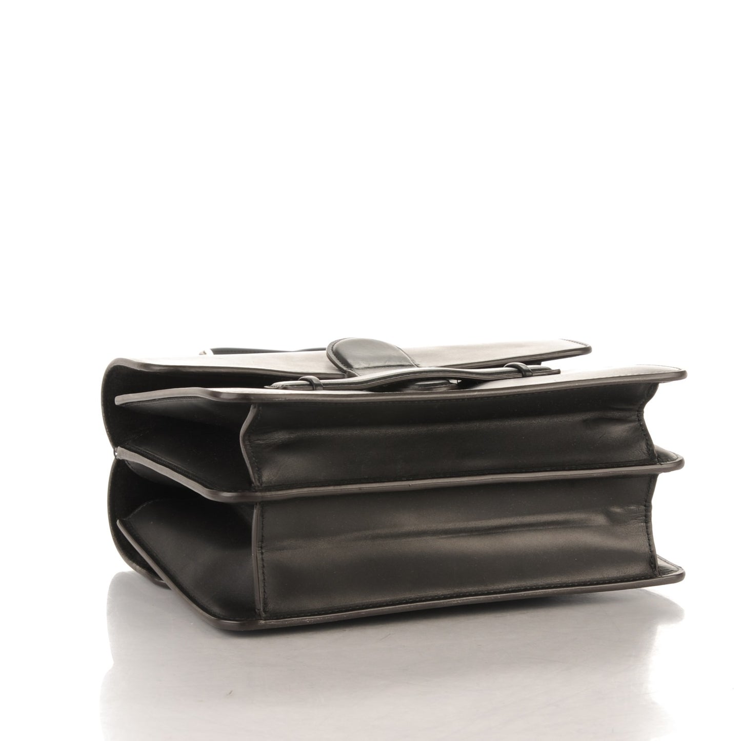 Natural Calfskin Medium Symmetrical Bag Black