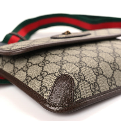 Gucci GG Supreme Monogram Neo Vintage Web Belt Bag Brown 7 of 8