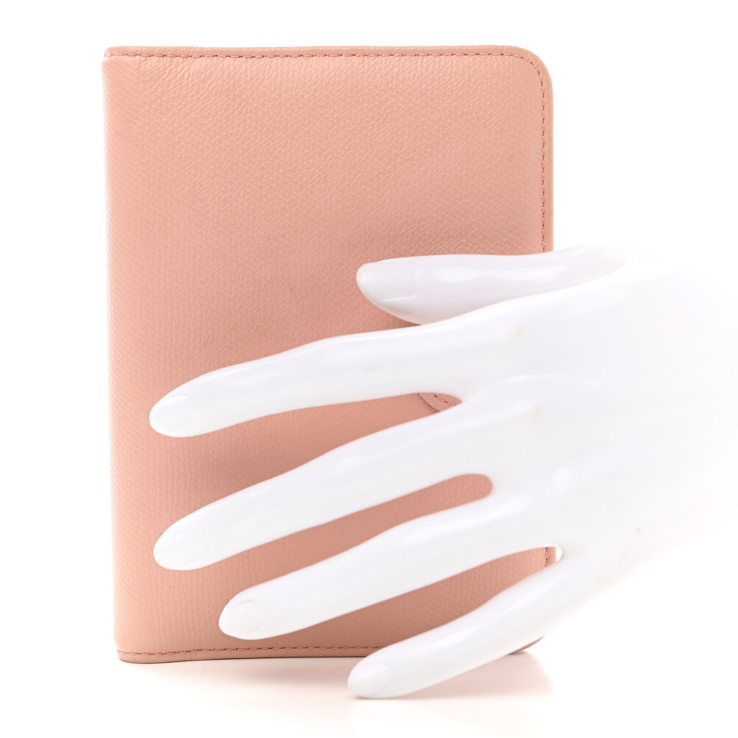 Chanel Grained Calfskin CC Button Pocket Agenda Cover Pink 2 of 12