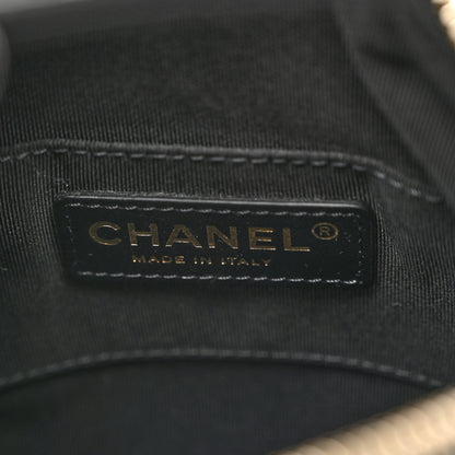 Chanel Lambskin Quilted Small Perfect Meeting Hobo Black 6 of 12